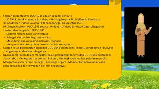 PPT Materi UUD 1945  Sulis Destyowati [upl. by Lesde104]