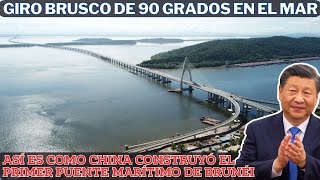 ¿Cómo Gira 90 Grados un Puente en el Mar El Innovador Proyecto de China en Brunéi Explicado [upl. by Dina]