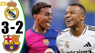 All Goals amp Highlights  2024 off real madrid vs barcelona 32 [upl. by Lazos]