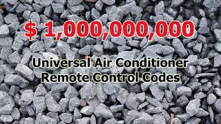 Universal Air Conditioner Remote Control Codes SISO [upl. by Oinotnaesoj866]