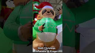 Sloth Christmas Inflatable christmasinflatables sloth slothinflatable christmas inflatable [upl. by Htebizile]