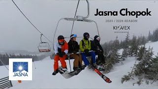 Snowboarding Jasná Chopok 2023  2024  Slovakia Tatras riding in the fresh snow [upl. by Attelahs]