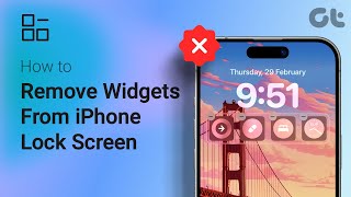 How to Remove Lock Screen Widgets on iPhone  Clean your Lock Screen  Step by Step Tutorial [upl. by Feinleib]