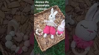 Zestaw dla niemowlaka króliczki crochet szydelko amigurumi amigurumicrochet baby [upl. by Niroc]