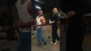 Side chest amp Back double bicepsbodybuildingposes poses motivation motivationfitness [upl. by Llenyt]