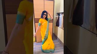 saree dance 🤪 nehaashishtiwari [upl. by Einwat]