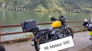 Honest PROs amp CONs of RE Meteor350 🔥 Owners 38000 Kms Experience 💥WATCH This Before Buying 😎🫵🏻 [upl. by Neumann770]