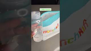 How to Clean amp Sterilize Baby Bottles🍼 babyformula bottlefeeding babytips babybottle babycare [upl. by Belcher464]