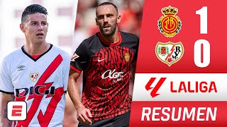 RAYO VALLECANO con JAMES RODRÍGUEZ cayó ante el MALLORCA Muriqi anotó el gol del partido  La Liga [upl. by Dempster444]