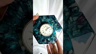 Resin watch tutorial resinart resincreation subscribe viralvideo shorts resinwallclock [upl. by Ivett216]