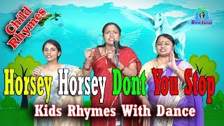 Horsey Horsey Dont You Stop  Nursery Rhymes for Children  Kids Rhymes Collection  Best Tutor [upl. by Anert]