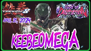 Tekken 8 ▰ KEEBEOMEGA YOSHIMITSU Tekken 8 God Of Destruction Ranked Matches April 21 2024 [upl. by Zehcnas10]