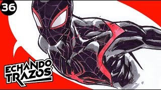 INSPIRACIÓN PARA CREAR TU COMIC  COMO DIBUJAR A MILES MORALES [upl. by Lenrow]