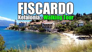 Kefalonia Greece  FISCARDO Walking Tour  Marina amp Foki Beach [upl. by Ahsatel]