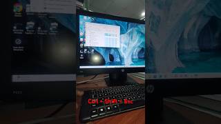 How to open Task Manager 😮😮 keyboard Shortcut windows pc main task tachnology [upl. by Enalb719]