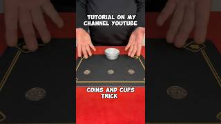 COINS AND CUPS TRICK magic tricks viral trending trend viralvideo [upl. by Atlas]