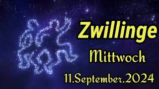 horoskop Zwillinge Mittwoch 11 September 2024 [upl. by Whitcher]