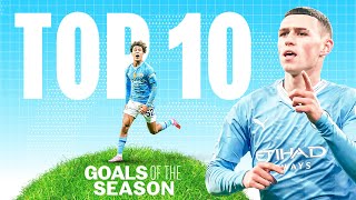 TOP 10 GOALS OF THE SEASON  Man City  2324 Season [upl. by Yelnet]