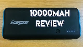 Energizer Max Power Bank 10000mah 2018 Review [upl. by Itnuahsa960]