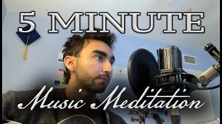 5 minute Music Meditation with Michael Isaak [upl. by Assenad]