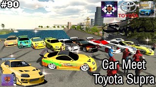 Car Meet Toyota Supra  Car Parking Multiplayer Malaysia  Part 90 [upl. by Procora]