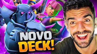 NOVO E MELHOR DECK DE PEKKA COM ARQUEIRAS EVOLUIDAS NO CLASH ROYALE [upl. by Anitnegra]