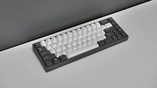 KBD67 Lite with Banana Split Typing Test [upl. by Eicyal]