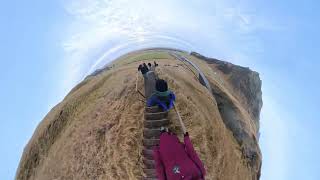 Skógafoss Ísland 500 Step Descent [upl. by Imat]