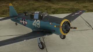 T6 Texan Mod  Xplane 12 [upl. by Inaja]