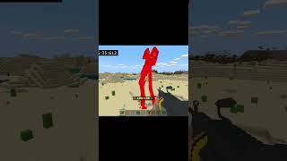 M249 disparando a Siren Head en Minecraft [upl. by Garin]