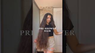 PRESHOWER HAIR 🫢hairstyle hair hairgrowth hairtutorial longhair hairgoals hairstyles [upl. by Christen]