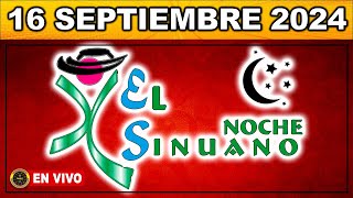 Resultado SINUANO NOCHE LUNES 16 de septiembre de 2024 chance sinuanonoche [upl. by Endor613]