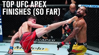 Top UFC APEX Fight Night Finishes So Far [upl. by Stanley]