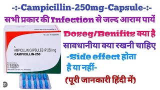 Campicilline 250mg capsule Best antibiotic medicine medicine medical raj pharmacy💊 subscribe [upl. by Ahseinat15]