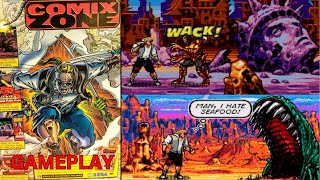 Comix Zone 1995 Sega Genesis GameplayWalkthrough [upl. by Elokyn483]