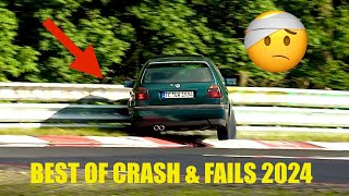 Nürburgring BEST OF CRASH FAILS amp Highlights Nordschleife Touristenfahrten 2024 [upl. by Oelak]