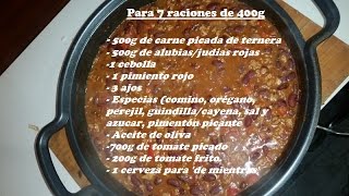 Chili con carne receta original [upl. by Story]