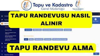 Tapu Randevusu Nasıl Alınır  Tapu Randevu Alma  Web Tapu [upl. by Kamila778]