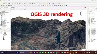 QGIS 3D visualization of satellite image [upl. by Berni539]