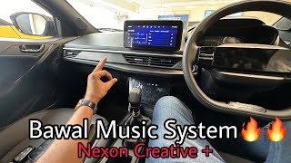 Tata Nexon Music System Test  Bass Test  Nexon Dark Edition  Better than JBL  Creative [upl. by Anrapa338]