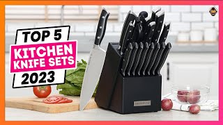 Top 5 Best Kitchen Knife Sets 2023 Upgrade Your Cooking Game [upl. by Mccurdy]