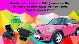 Donde está el sensor MAF 2005 Mini Cooper S R53 [upl. by Limoli]