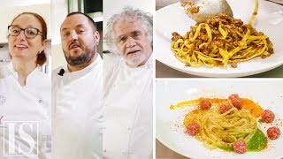 Ragù alla bolognese 2 ricette di Aurora Mazzucchelli Gianni DAmato e Dario Picchiotti [upl. by Tranquada]