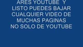 como bajar videos de youtube y otras paginas [upl. by Arevle421]