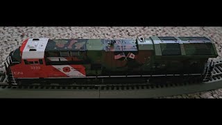 Intermountain ET44AC CN Veterans Locomotive Review [upl. by Leftwich]