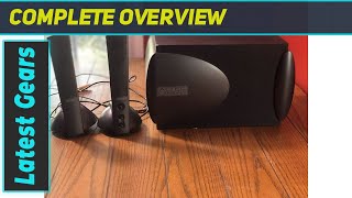 Altec Lansing ATP3 3Piece Speaker System Review [upl. by Yrreiht]