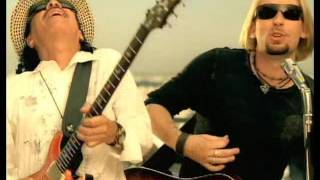 Santana feat Chad Kroeger Into The Night HQ Music Video [upl. by Doralyn160]