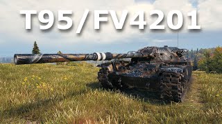 World of Tanks T95FV4201 Chieftain  6 Kills 117K Damage [upl. by Sweyn]