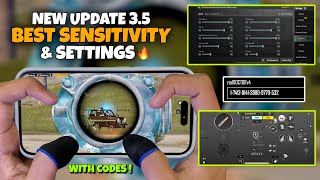 NEW😱 BEST SENSITIVITY amp SETTINGS 2024🔥 4 Finger Claw Gyroscope  35  Version 35 Icemire Frontier [upl. by Cusick]