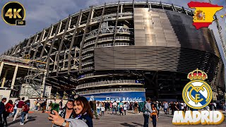 🇪🇸 Real Madrid Stadium tour 🇪🇸 Santiago Bernabéu Stadium  Part 1  4K Video ⚽️⚽️⚽️ [upl. by Gnaoh]